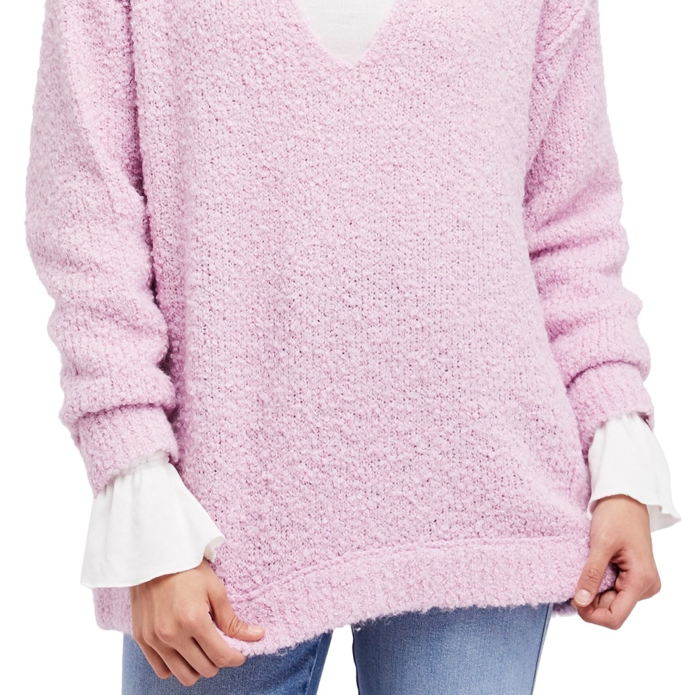 🎉HP⭐️Free People Lofty V-Neck Sweater - Picture 3 of 11